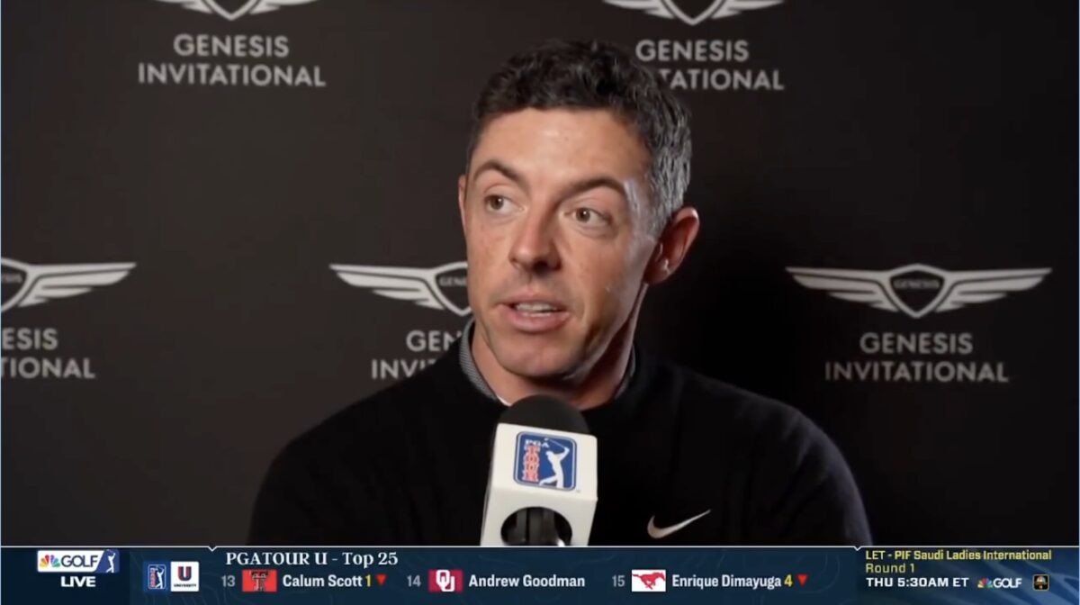 Rory McIlroy talks about Donald Trump