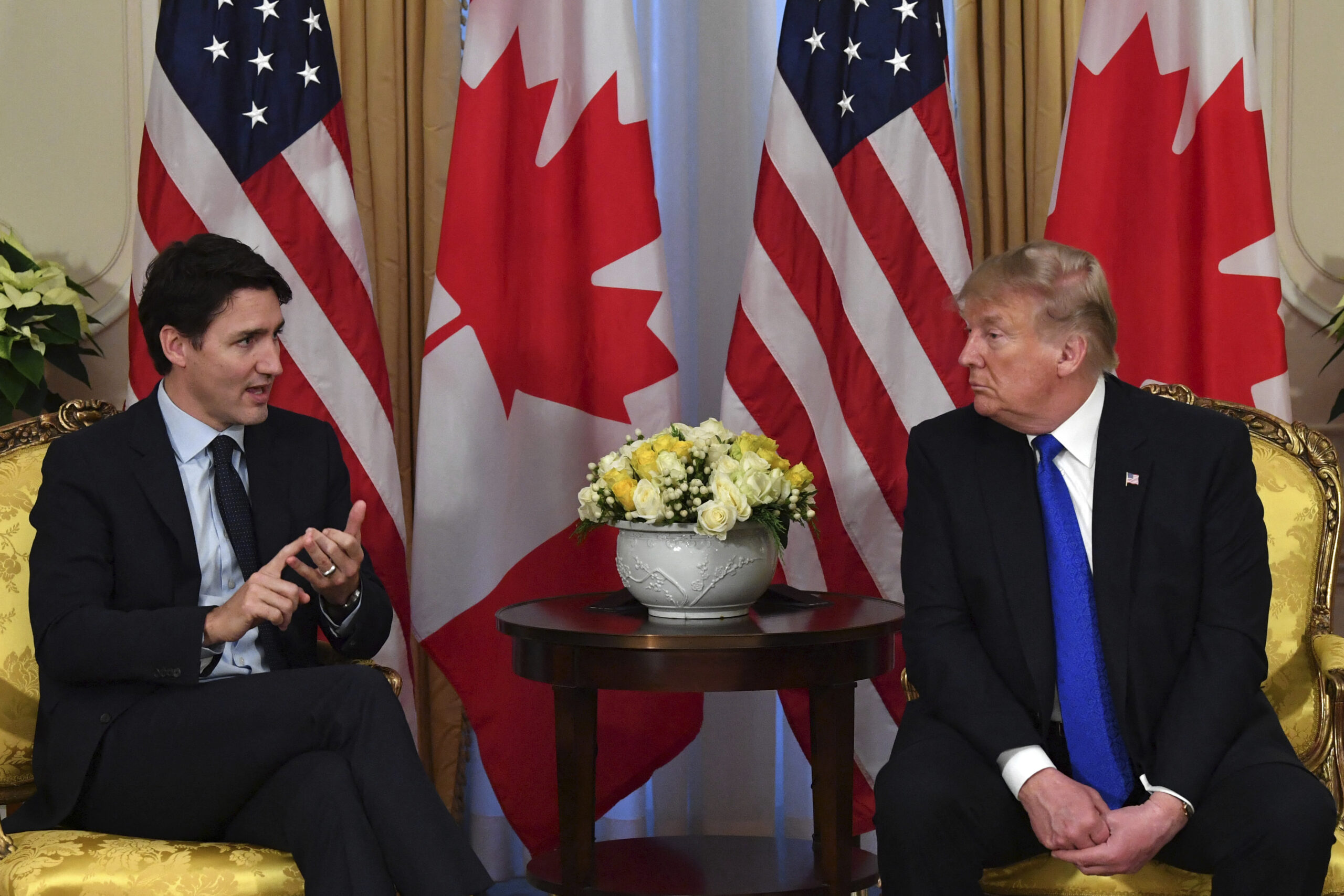 Justin Trudeau and Donald Trump