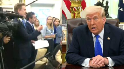 Fox's Peter Doocy Confronts Trump On Claim He's Deporting Gang 'Terrorists'