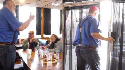 'IGNORANT!' Trump Fan Jumps Up And Screams At CNN's Elle Reeve — Walks Out Of Trump Country Restaurant