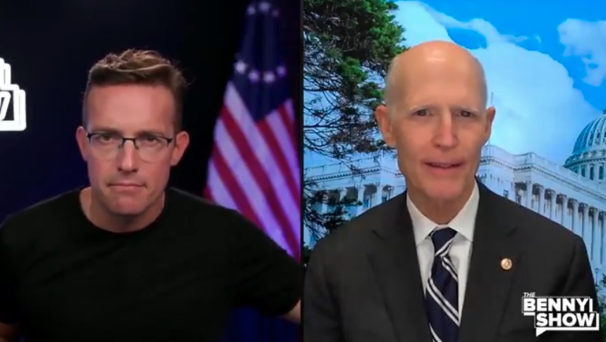 Benny Johnson and Rick Scott