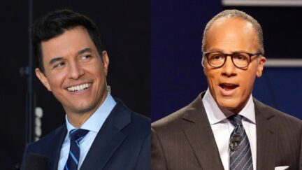 Tom Llamas and Lester Holt