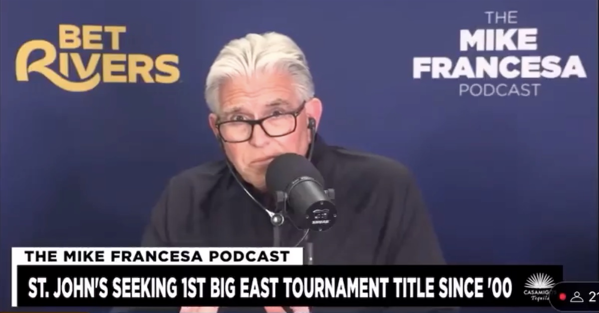 Mike Francesa Yells At Staff Before Realizing He's Live
