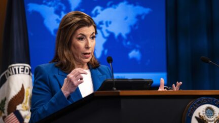 State Department spokesperson Tammy Bruce