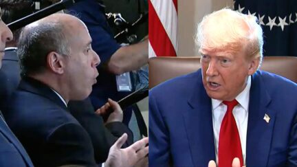 Reporter Confronts Trump About Cratering Stock Market After Cabinet Meeting Praise-A-Thon