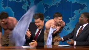 Mikey Day Turns Anti-Trump Bit Into Gonzo Slapstick Masterpiece In SNL Weekend Update Bit