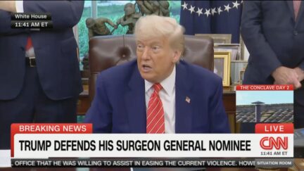 Trump defends surgeon general pick