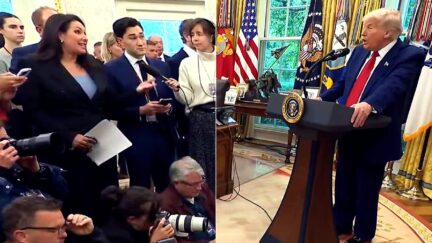 Trump Rants About 'Rigged Election' When Confronted By Journo Over Defiant Putin