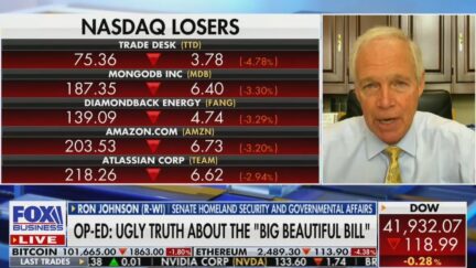 Ron Johnson Slams Trump's 'Big Beautiful Bill'