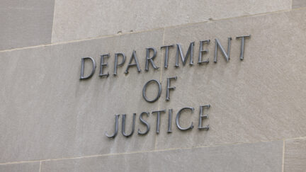 Department of Justice/DOJ/sign