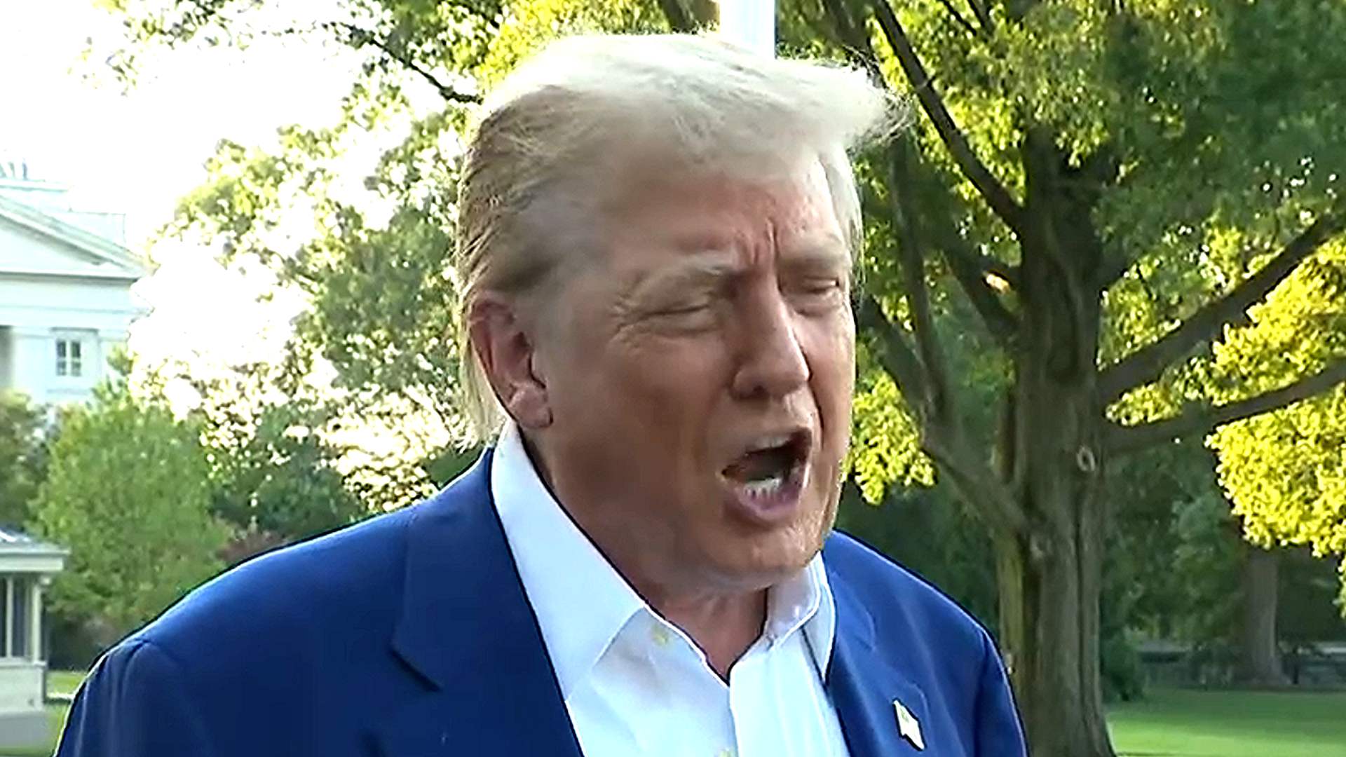 'SCUM!' Trump Rages At CNN, MSNBC On White House Lawn Over Skeptical Coverage 'To Demean Me!'