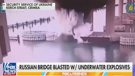 Ukraine Targets Bridge Connecting Crimea To Russia