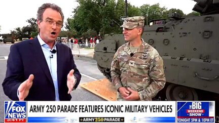 Fox News Host Shows Off 'Some Of The Toys' From Trump's Tank-Rolling Military Birthday Parade