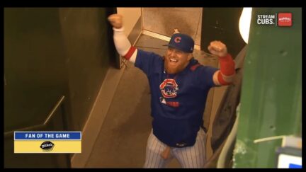 Justin Turner Celebrates With Fake Testicles