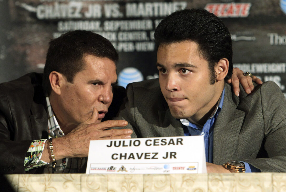 Julio Cesar Chavez and Julio Cesar Chavez Jr.