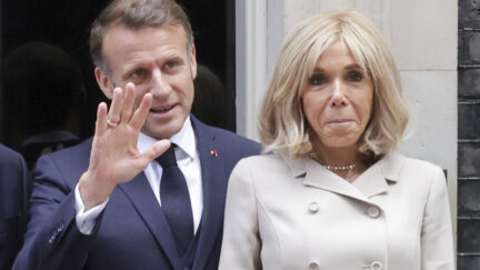 Emmanuel Macron and Brigitte Macron