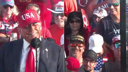 Crowd Laughs As Trump Makes Assassination Joke At Rally
