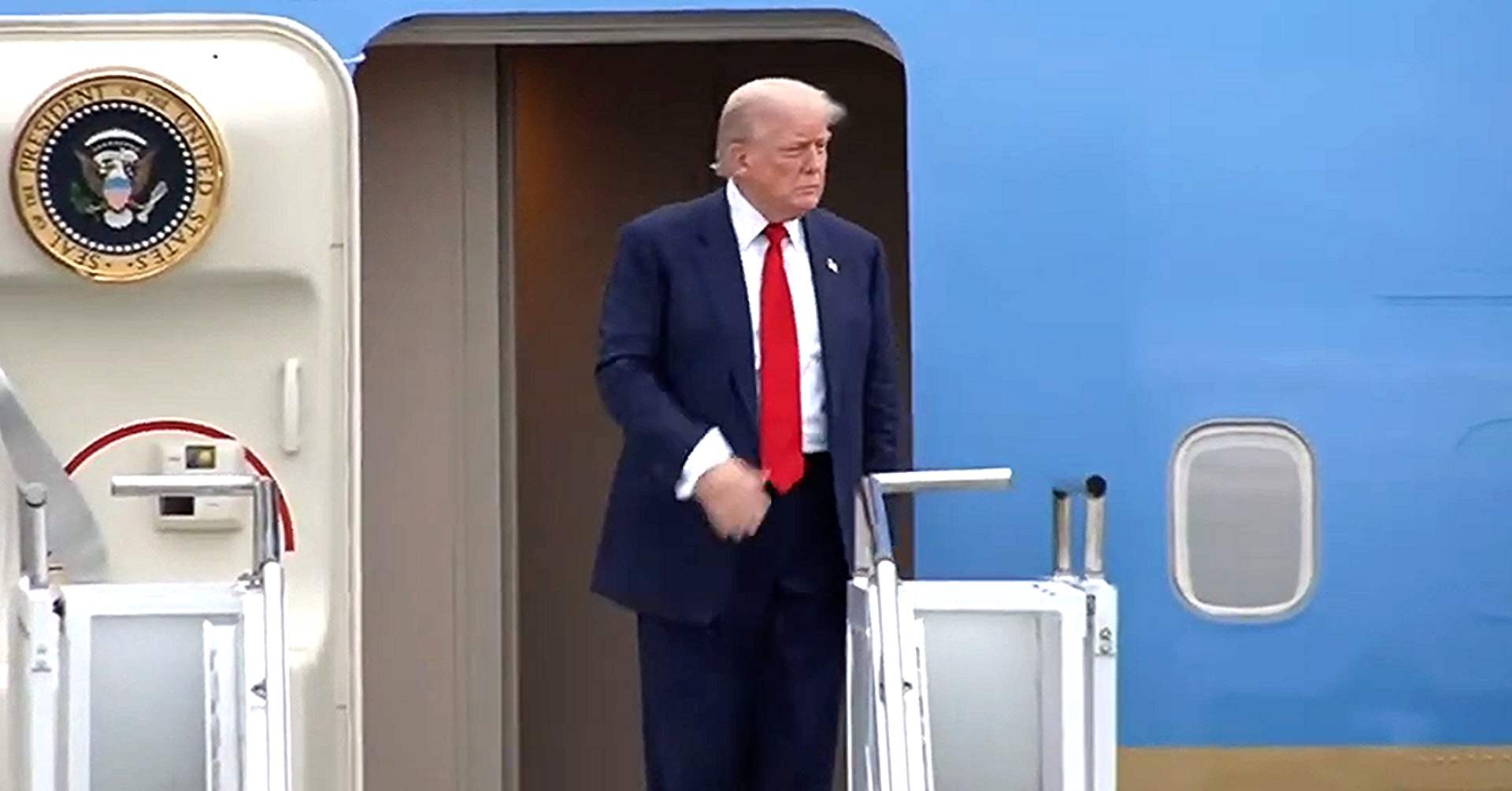 Trump Rages At Democrats In New Attack As He Jets Away From Epstein-Mania To Scotland