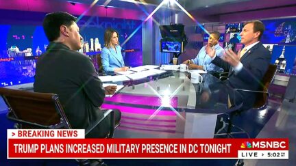 Dem Tells MSNBC Hosts 'Fascist Dictator' Trump Is 'Rolling Over' Republicans in Congress