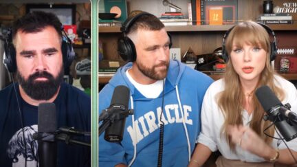 Taylor Swift interview with the Kelce brothers