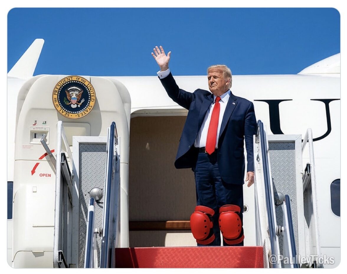 Piers Morgan X Trump Kneepads