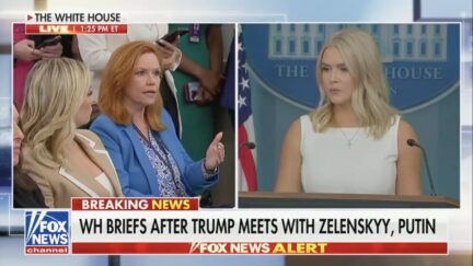 Kelly O'Donnell and Karoline Leavitt