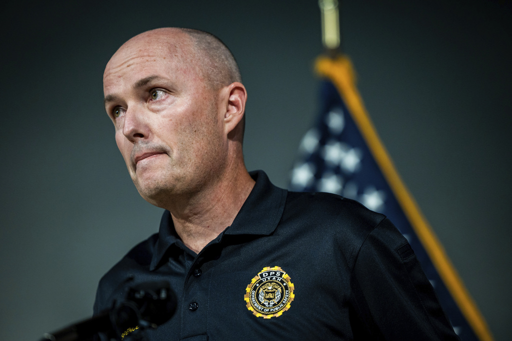 Gov. Spencer Cox speaks at a press conference at Utah Valley University after Charlie Kirk, CEO and co-founder of Turning Point USA, was shot and killed during a visit at the university in Orem, Utah, on Wednesday, Sept. 10, 2025.