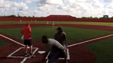Youth baseball coach shot during game