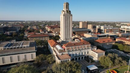 University of Texas at Austin Tower and campus in Austin, Texas