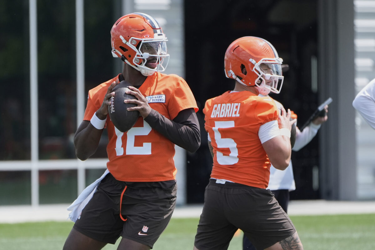 Shedeur Sanders and Dillon Gabriel