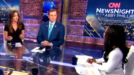 CNN NewsNight With Abby Phillip-Trump Fan Attacks CNN When Shown Trump's Stunning Boast 'We Took The Freedom Of Speech Away'-2025-10-08-0