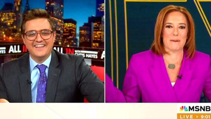 MSNBC Stars Psaki And Hayes Crack Each Other Up Mocking Trump 'Butt-Kissing' Medical Report