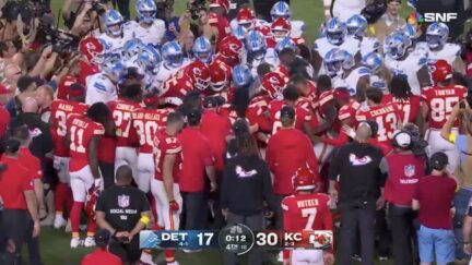 Chiefs-Lions brawl