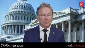 Rand Paul and Dasha Burns