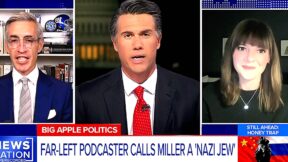 'We're Done Here!' NewsNation Anchor Dumps Guest Defending Calling Trump Chief Stephen Miller 'Nazi Jew'