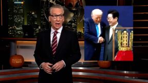 Bill Maher Roasts Trump Over 'Kingly' Moves After Golden Crown Gift