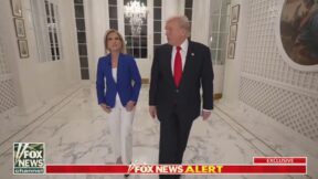 Laura Ingraham and Donald Trump