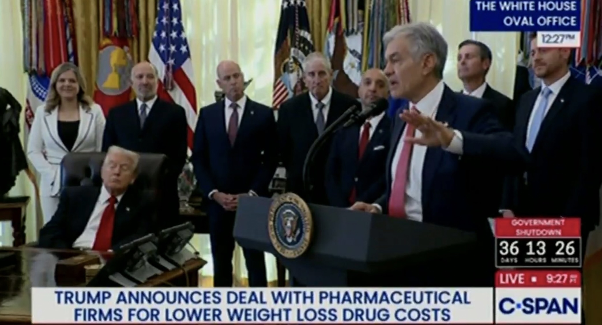 Donald Trump and Dr. Mehmet Oz