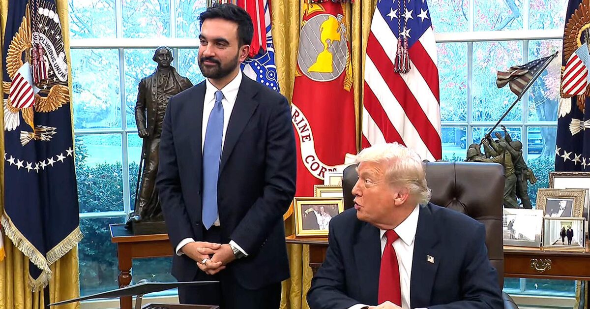 Trump Weirdly Calls Groceries 'An Old-Fashioned Word' In Oval Office Lovefest With Mamdami