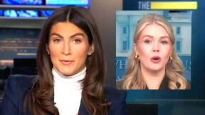 CNN's Kaitlan Collins Drops Pile of Video Receipts on Trump Spox After Briefing Brawl