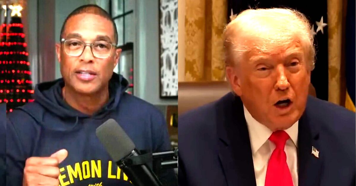 'Racist Piece of Sh*t!' Don Lemon Goes Off On Trump Over Stunning Rants