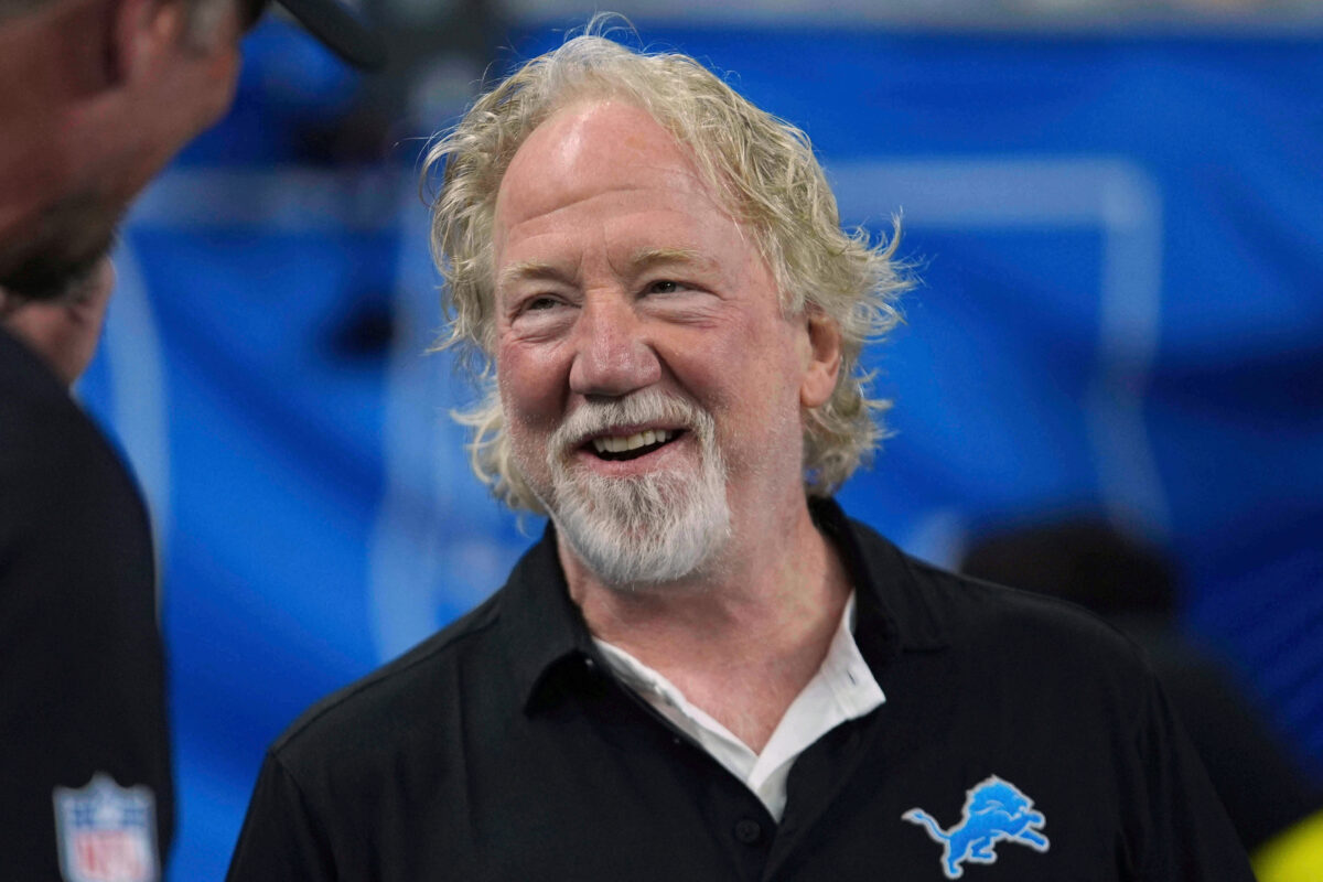 Timothy Busfield at a Detroit Lions game