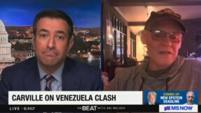 Ari Melber and James Carville