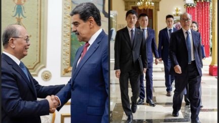 Maduro meeting with Chinese diplomats