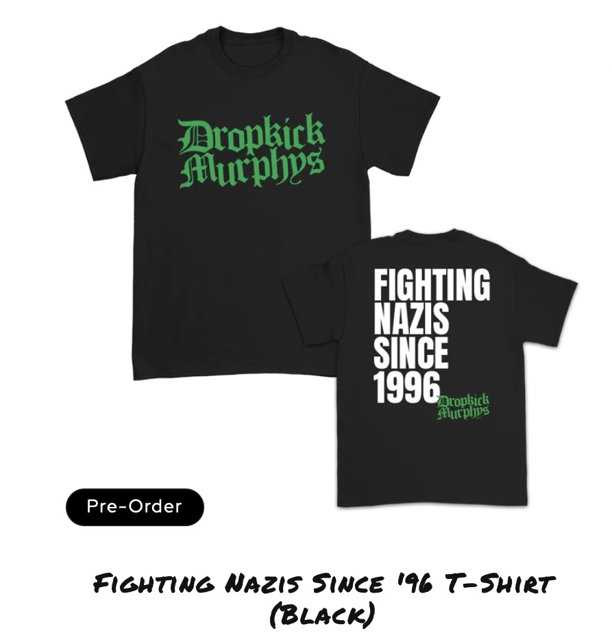 Dropkick Murphys Fighting Nazis shirt
