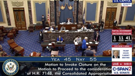 Senate blocks funding bill