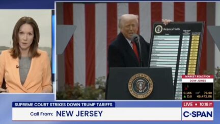 Donald Trump and Greta Brawner