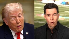 See What NBC Anchor Tom Llamas Said About Trump's 'Racist Video' Post During Pre-Super Bowl Intro
