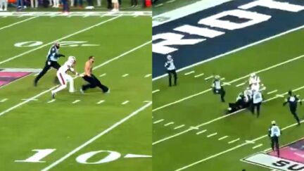 Super Bowl Streaker Gives Fans Perfect Punchline For Losing Team