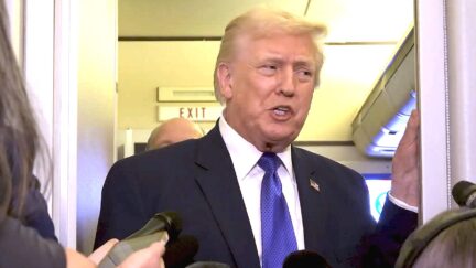 Trump Attacks Woman Reporter On AF1 Over Claim About 'MAGA Base'